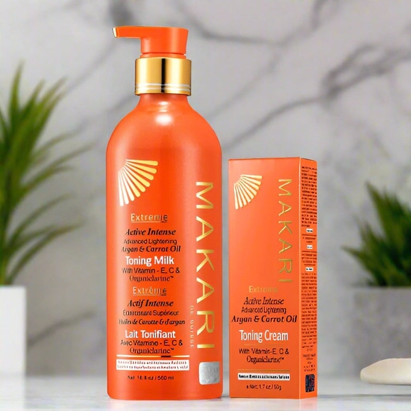 Makari Orange Toning Milk and Cream Set